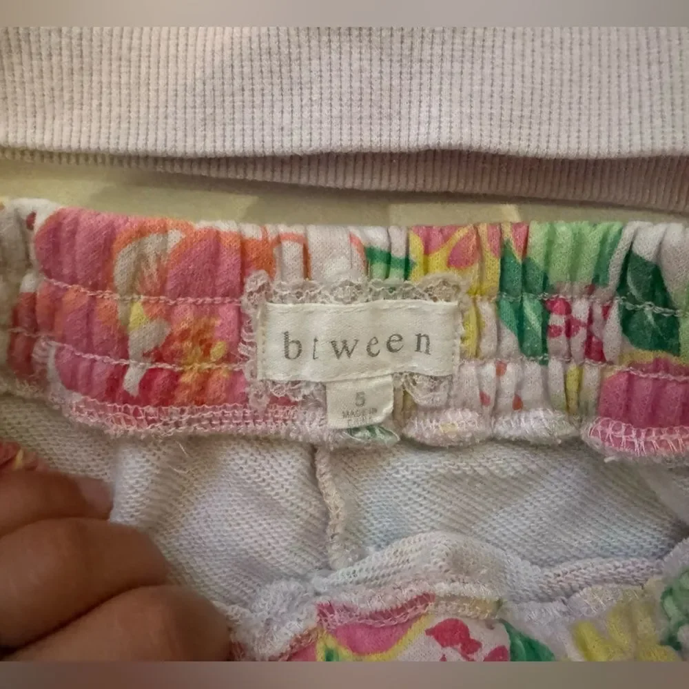Source Unknown Floral Kids Matching Set - Pink and Yellow #22